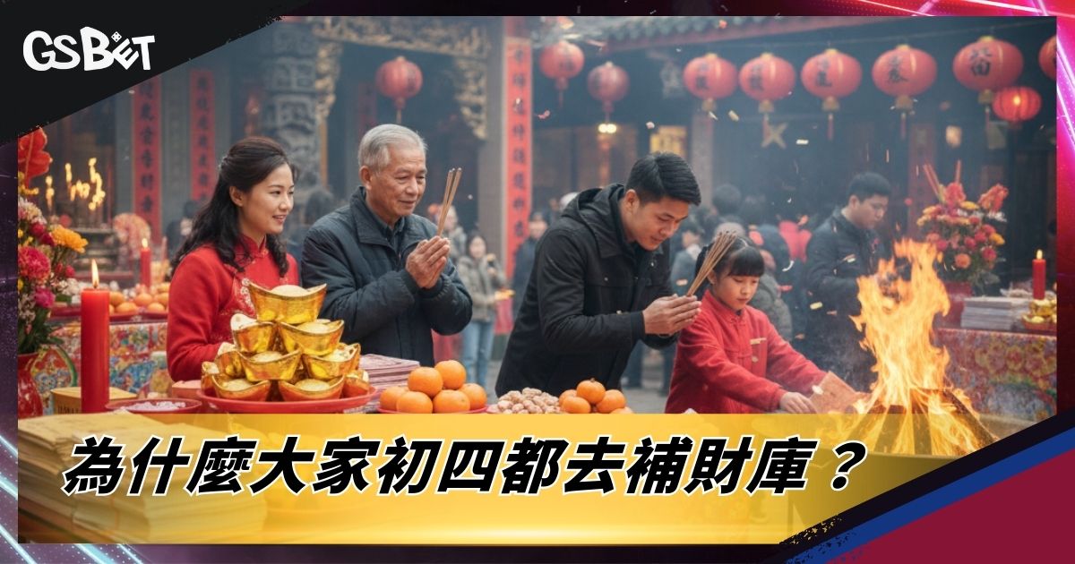 為什麼大家初四都去補財庫?